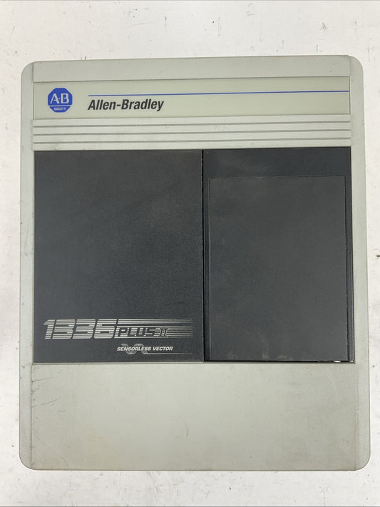 ALLEN BRADLEY 1336F-BRF50-AA-EN SER B 1336 PLUS II SENSORLESS VECTOR DRIVE