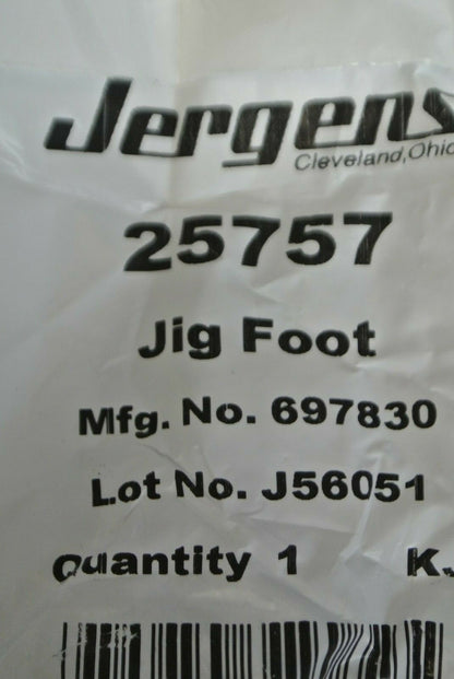 LOT of 12 / JERGENS 25757 JIG FOOT / 22mmX12mm / w/ M8x12 SHCS / NEW SURPLUS