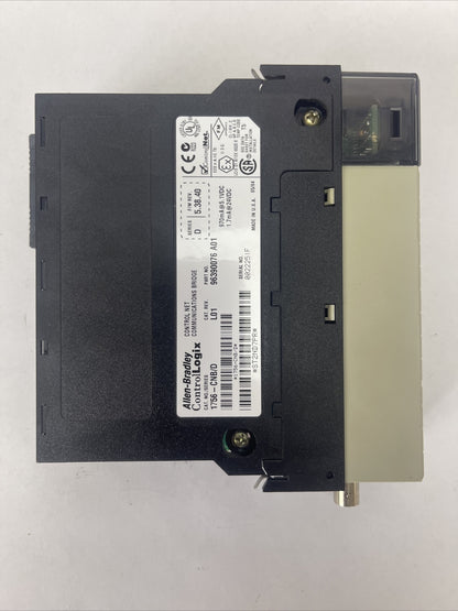 ALLEN BRADLEY 1756-CNB SER D F/W REV 5.38.40 CAT REV L01 CONTROL NET COMMUNICATI
