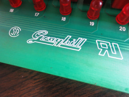 GRAYHILL 70MRCK24-HS 24-CHANNEL MINI I/O RACK w/ 8 OUTPUT, 5 INPUT RELAY MODULES