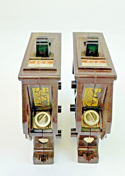 WADSWORTH **LOT OF 2** A-40 - CIRCUIT BREAKER - 1 POLE, 120/240 VAC, 40 A