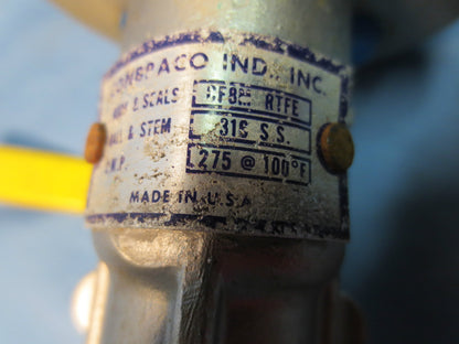 APOLLO CONBRACO FLANGED BALL VALVE BODY CF8M RTFE - 316 STAINLESS 150, 1/2"