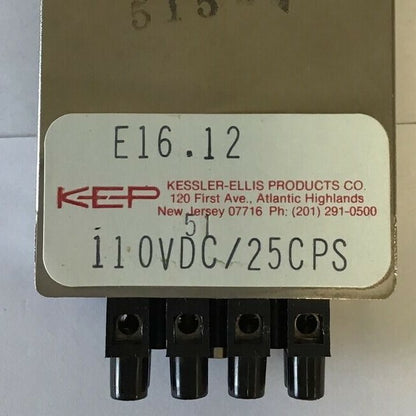 KEP E16.12 COUNTER 110VDC/25CPS