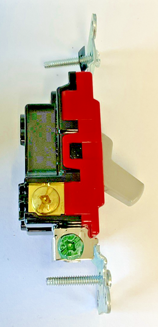 HUBBELL 1223GY TOGGLE SWITCH 3POS. 20A 120/277VAC ***LOTOF3***