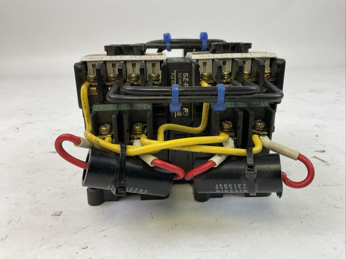 FUJI REVERSING STARTER (SC-03 CONTACTOR COIL 100-110V TR-ON RELAY 0.95-1.45A)