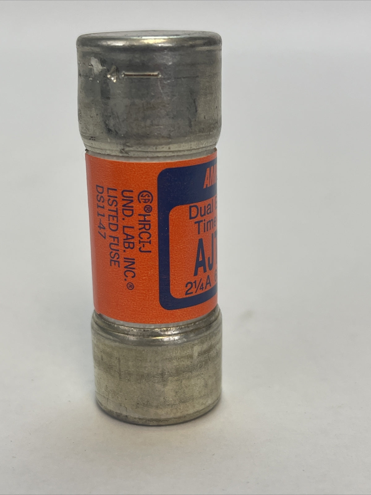 FERRAZ AJT2-1/4 AMP-TRAP 2000 DUAL ELEMENT FUSE 2-1/4AMP 600VAC (LOT OF 10)