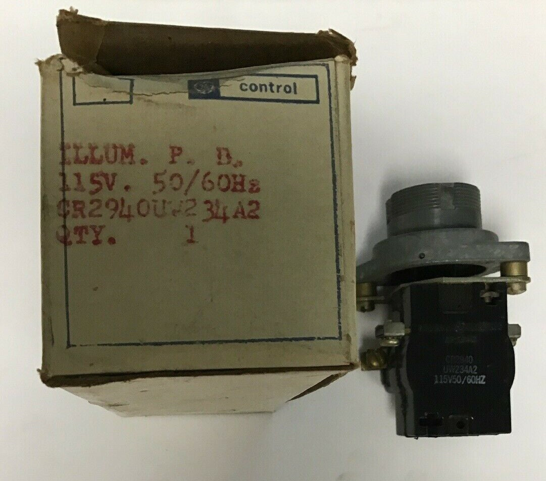 GE CR2940UW234A2 ILLUMINATED PUSHBUTTON 115V 50/60HZ