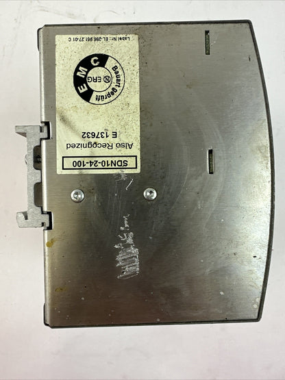 SOLA SDN 10-24-100 POWER SUPPLY 24VDC 10A 115/230VAC 6.0/2.8A