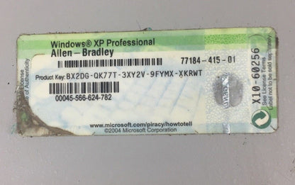 ALLEN BRADLEY VERSAVIEW 1500P 6181P-15NPXPH 100-240VAC 1.5-0.63A 50/60HZ 150VA