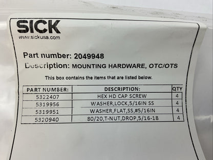 SICK 2049948 MOUNTING HARDWARE OTC/OTS