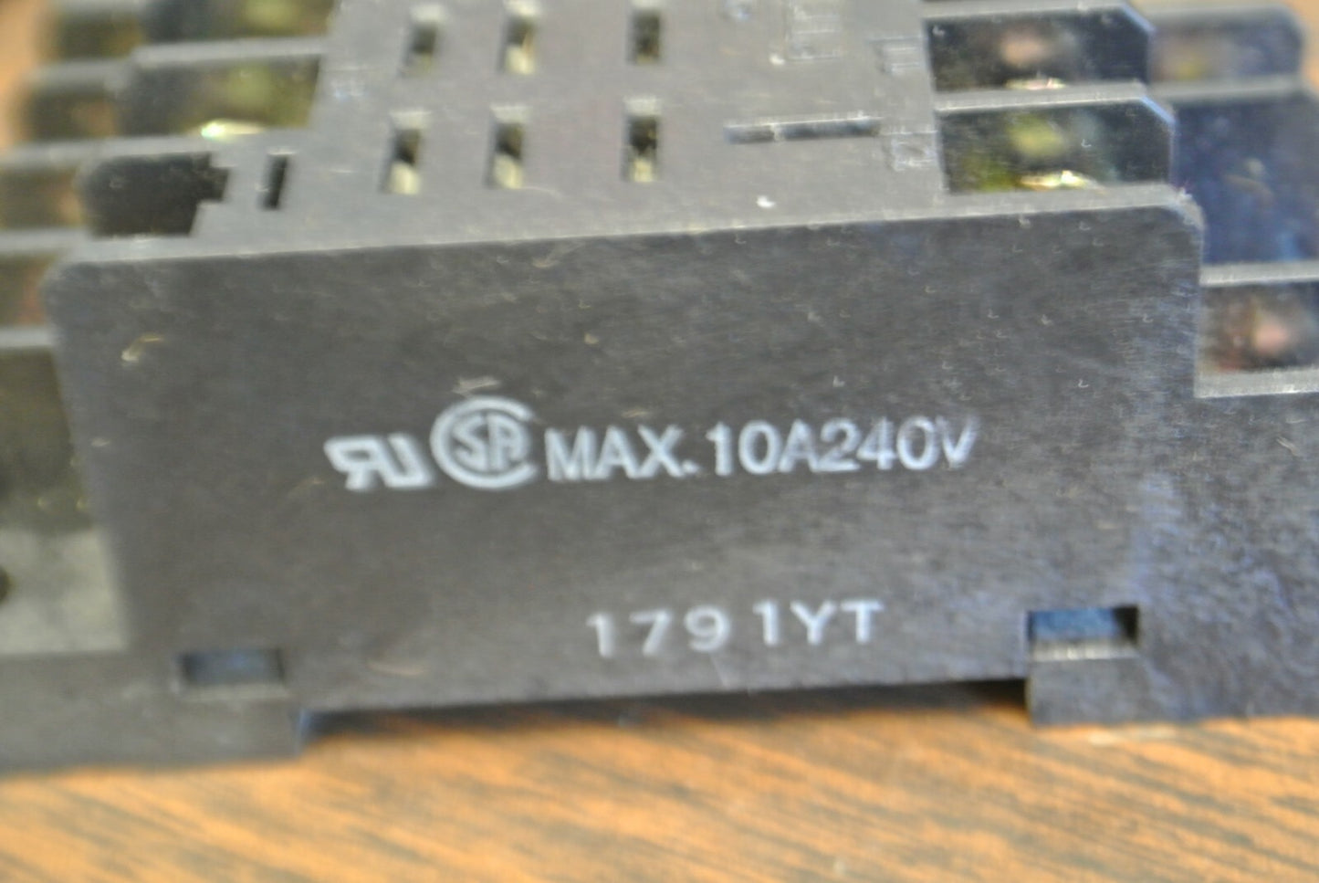 LOT of 3 / OMRON PTF14A RELAY SOCKET BASE / 14-PIN / 10A, 240V MAX