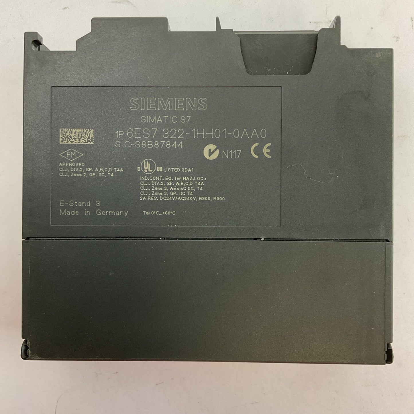 SIEMENS 1P 6ES7 322-1HH01-0AA0A SIMATIC S7 DIGITAL OUTPUT MODULE