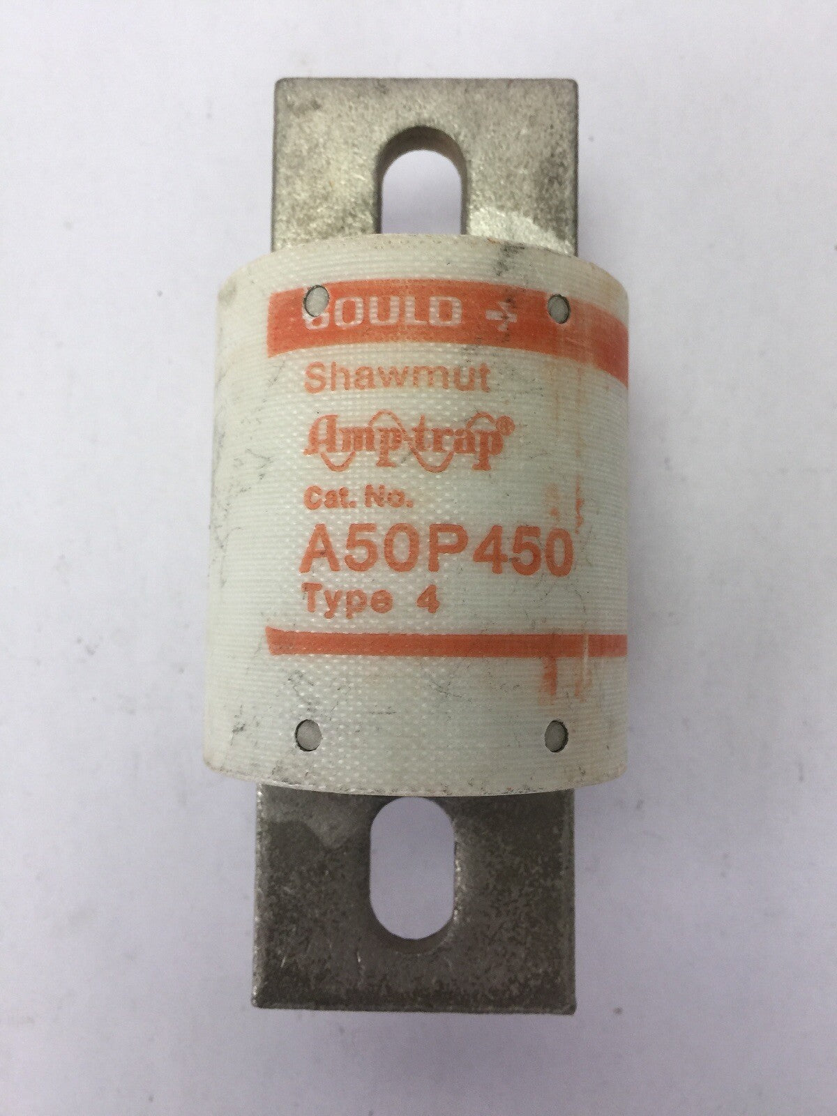 GOULD SHAWMUT AMPTRAP A50P450 FUSE 450 AMP 500VAC TYPE 4 FORM 101