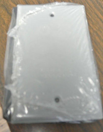 LOT of 3 / GANG COVER, GRAY / SWITCH COVER, WHITE / OUTLET COVER / NEW SURPLUS