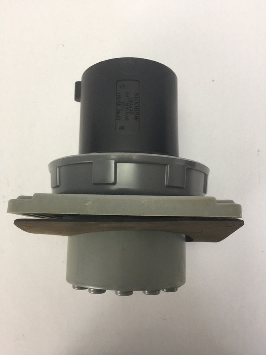 HUBBELL 4100B5W PIN & SLEEVE WATERTIGHT INLET 100A 600VAC 3 POLE 4 WIRE GROUNDIN