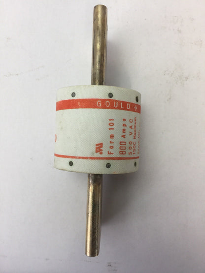 GOULD SHAWMUT AMPTRAP A50P800 FUSE 800 AMP 500VAC TYPE 4 FORM 101