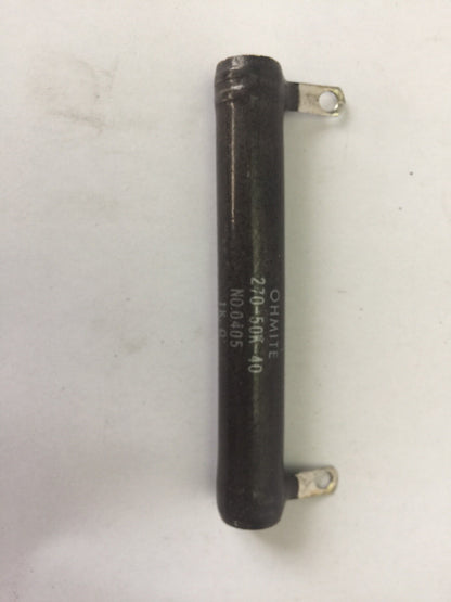 OHMITE 270-50K-40 RESISTOR NO. 0405 1K OHMS 50 WATTS (LOT OF 6)