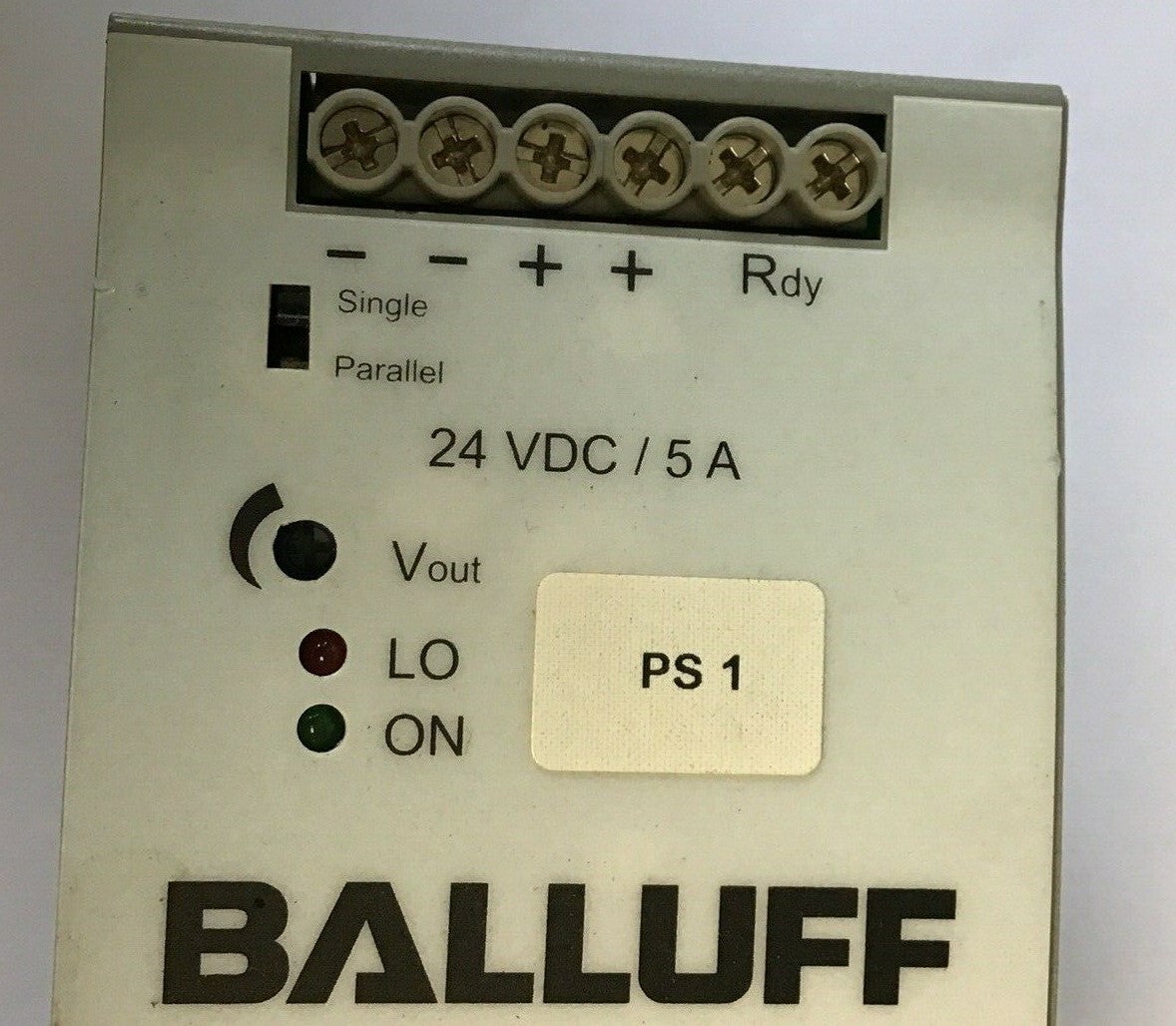 BALLUFF BAE PS-XA-1W-24-050-003 POWER SUPPLY 115/230VAC 47-63HZ 2.8/1.4A 24VDC