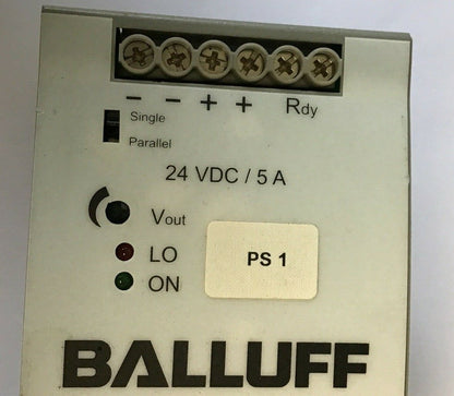 BALLUFF BAE PS-XA-1W-24-050-003 POWER SUPPLY 115/230VAC 47-63HZ 2.8/1.4A 24VDC