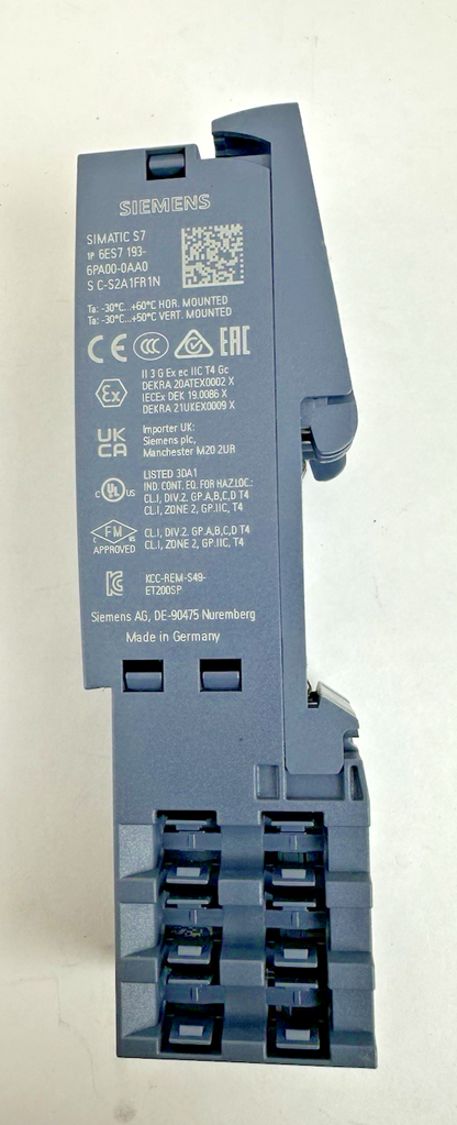 SIEMENS 6ES7 193-6BP20-0BF0 SIMATIC ET 200SP BASE UNIT