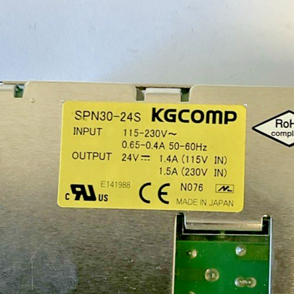 KGCOMP SPN30-24S POWER SUPPLY 230VAC 50-60HZ 24VDC