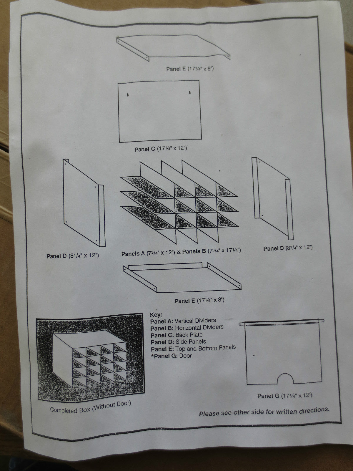 PRINZING PD247E LAB SAFETY SUPPLY 24247 GLASSES/GOGGLES HOLDER - NEW SURPLUS