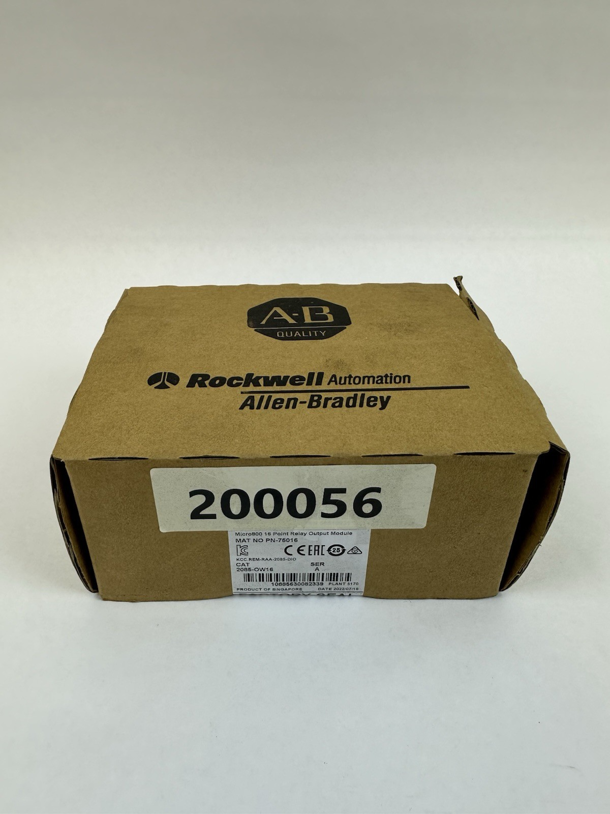 ALLEN BRADLEY 2085-OW16 MICRO800 16PT RELAY OUTPUT MODULE SERIES A