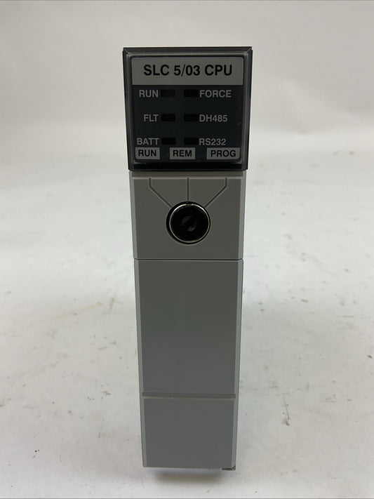 ALLEN BRADLEY 1747-L531 SER E PROC REV 8 1747-OS302 SER C FRN 10 SLC500 PROCESSO