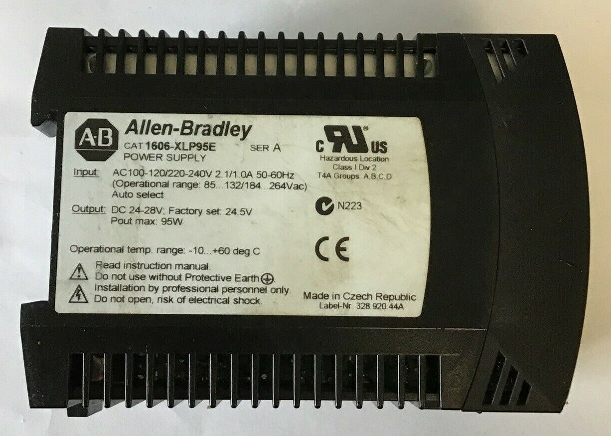ALLEN BRADLEY 1606-XLP95E POWER SUPPLY SER.A AC100-120/220-240V 50-60HZ 95W