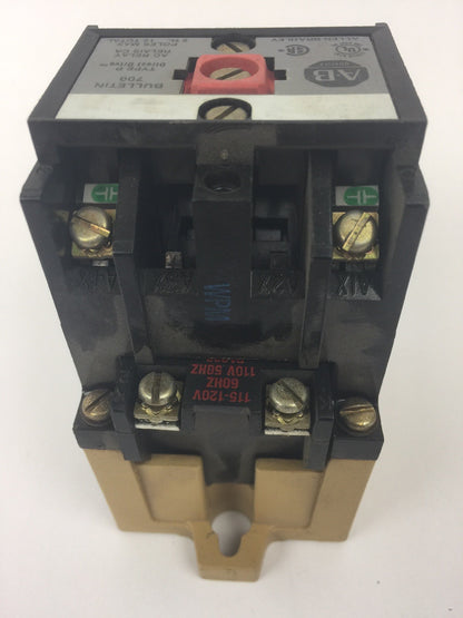 ALLEN BRADLEY 700-P200A1 AC RELAY SER B 115-120V 60HZ 110V 50HZ COIL