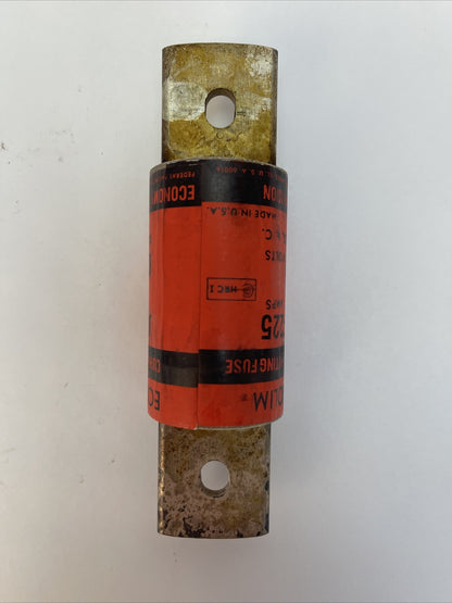 ECONOMY JCL-225 ECONOLIM CURRENT LIMITING FUSE 225AMP 600VAC CLASS J