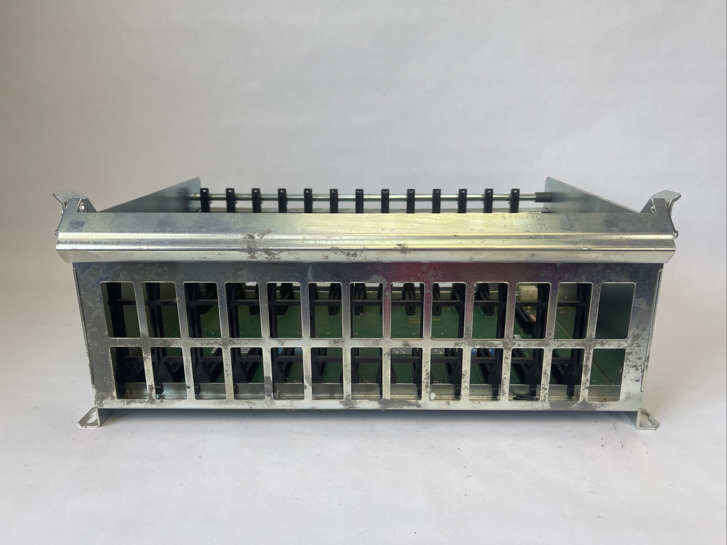 ALLEN BRADLEY 1771-A3B1 12 SLOT I/O CHASIS RACK SER B REV N01 5V BACKPLANE 24AMP