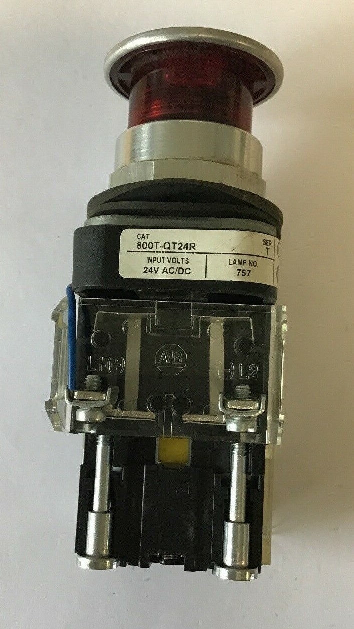 ALLEN-BRADLEY 800T-QT24R SER. T PUSHBUTTON SWITCH SERIES T