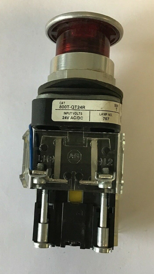 ALLEN-BRADLEY 800T-QT24R SER. T PUSHBUTTON SWITCH SERIES T