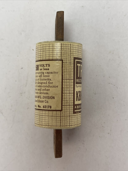 BUSS KBH150 RECTIFIER FUSE 150AMP 500V (LOT OF 3)