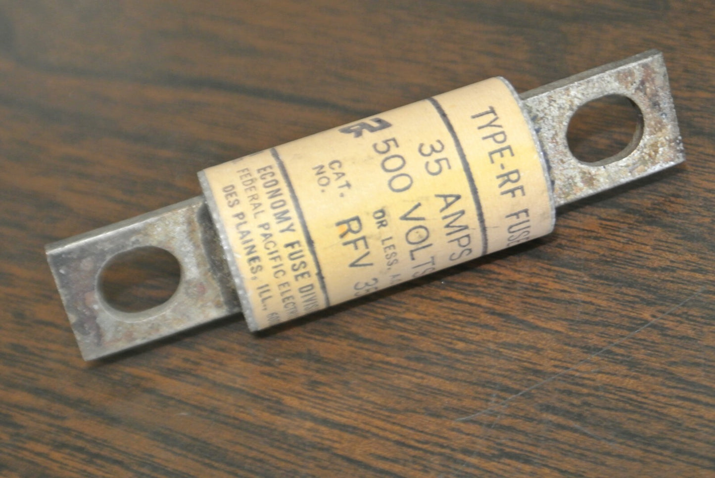 ECONOMY / FPE RFV35 TYPE RF SEMICONDUCTOR FUSE / 500V / 35A / NEW SURPLUS / EACH