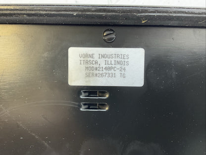 VORNE INDUSTRIES 2140PC-24 OPERATOR DISPLAY PANEL 24VDC