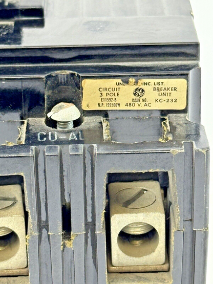 GE - TEF134050 - CIRCUIT BREAKER - 3 POLE/50A/480VAC