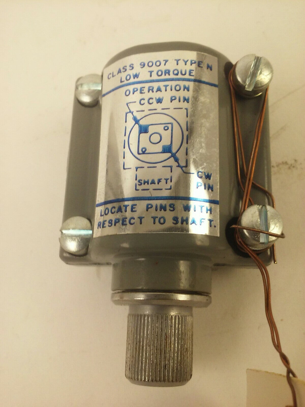 SQUARE D 31032-036-58 TURRET HEAD FOR LIMIT SWITCH, CLASS 9007 TYPE N