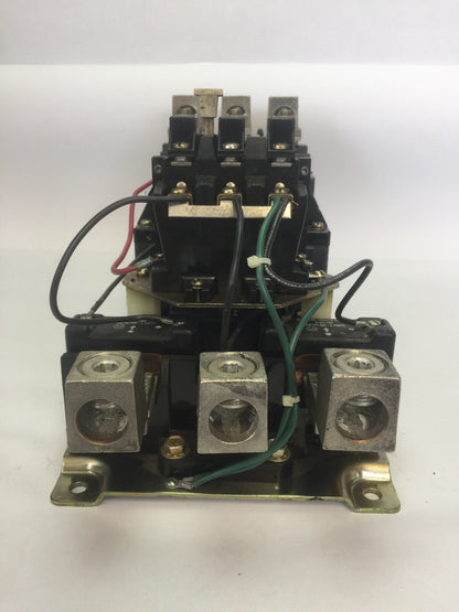 ALLEN BRADLEY 509-FO* SIZE 5 STARTER 600VAC 270A 200HP AF236 COIL 115-120V 60HZ
