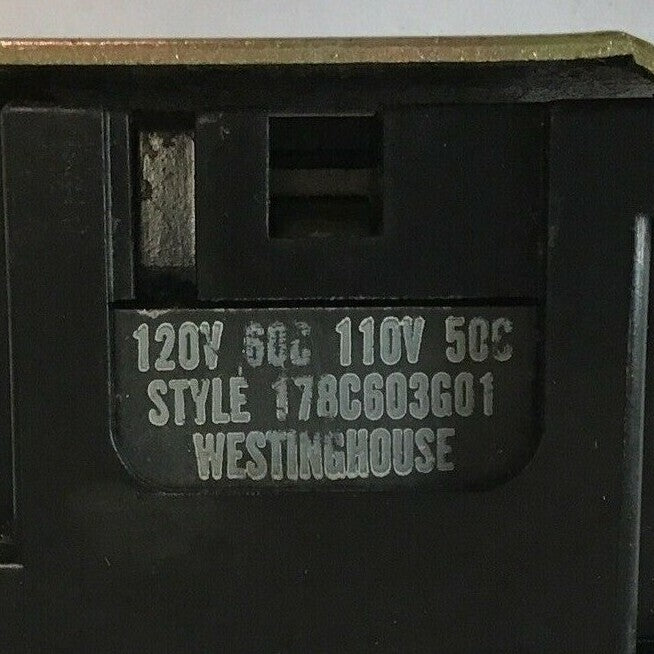 WESTINGHOUSE BF21F CONTROL RELAY 10A 300VAC