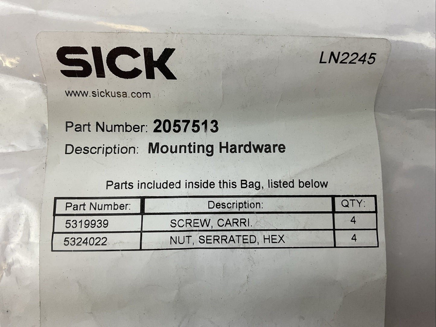 SICK 2057513 MOUNTING HARDWARE