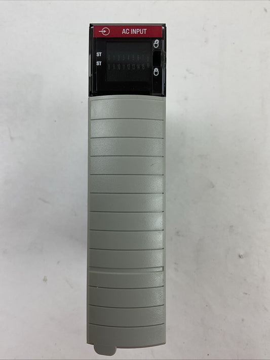 ALLEN BRADLEY 1756-IA16 SER A FW 3.004 CONTROLLOGIX 16PT D/I 120VAC MODULE