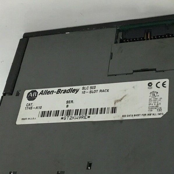 ALLEN BRADLEY 1746-P3 POWER SUPPLY SER.A  W/ 1746-A10 10 SLOT RACK