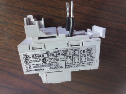 ALLEN-BRADLEY 193-EA4AB SOLID STATE OVERLOAD RELAY - 0.1-0.32A