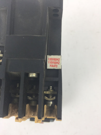 ALLEN BRADLEY 100-A09ND3 CONTACTOR SER B 600VAC 9A W/ 193-BSB30 RELAY 2-3A