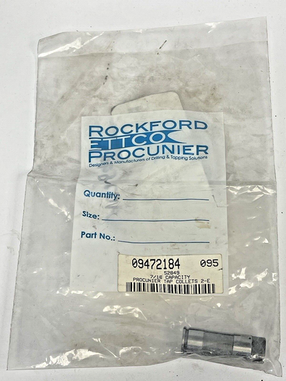 ROCKFORD ETTCO PROCUNIER - 09472184 - 2-E TAP COLLET - 7/16" CAPACITY