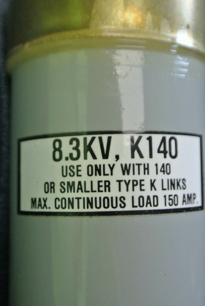 COMBINED TECHNOLOGIES 83K140 K-LIMITING FUSE / 1500A MIN. INT / NEW SURPLUS