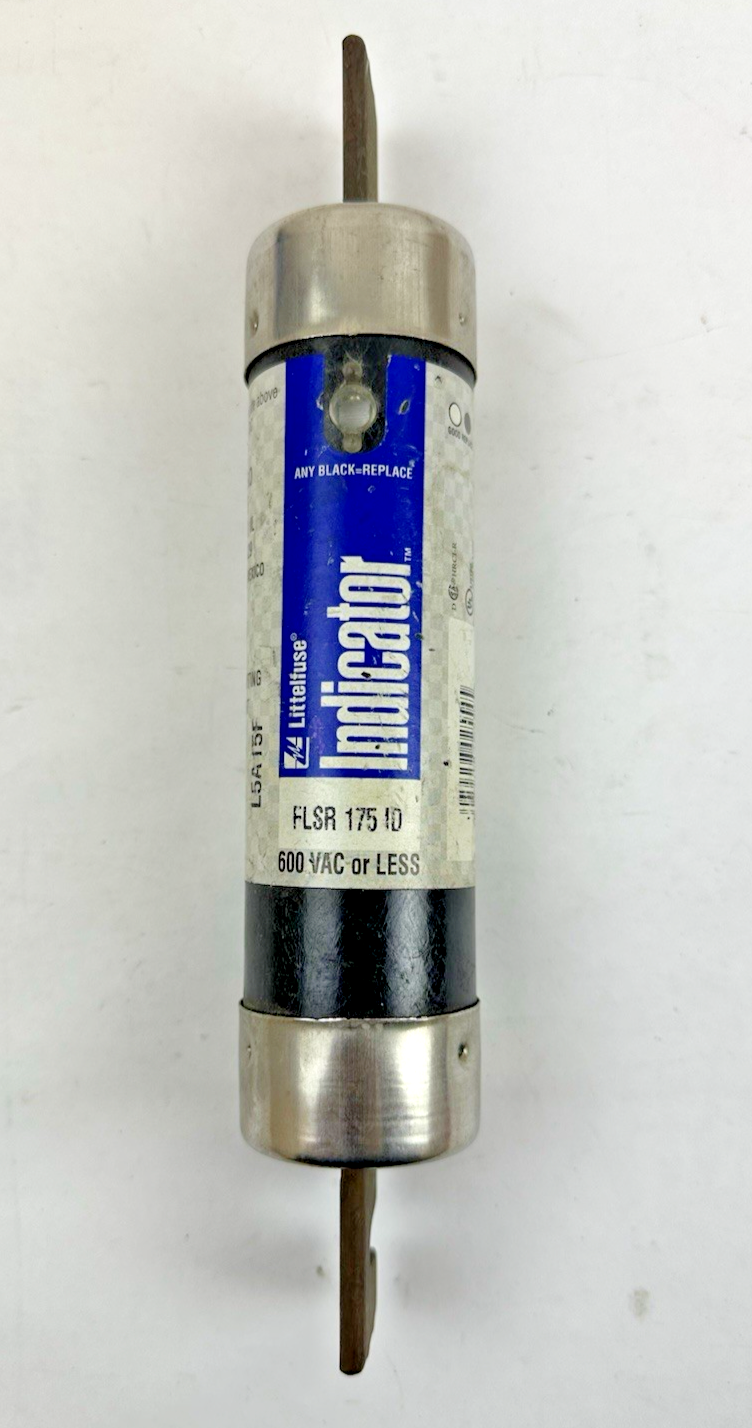 LITTELFUSE FLSR 175 ID 175A 600VAC/300V RK5 TIME DELAY INDICATOR FUSE