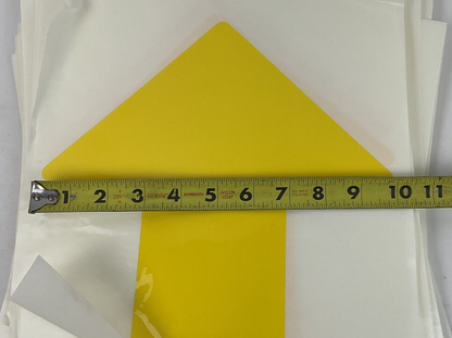 BRADY 144027 TOUGHSTRIPS YELLOW ARROW 4" X 10" PACK OF 83